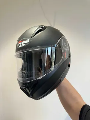 Мотошлем REAL helmet - Storm force ( XL, Matte black) 1