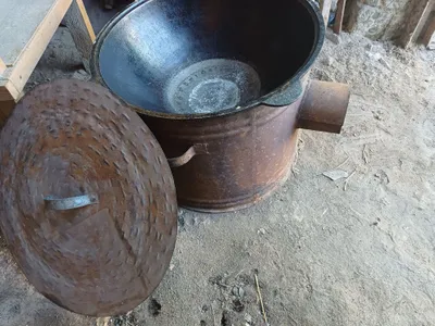 Казан ошагы горелка шлангасымен 1