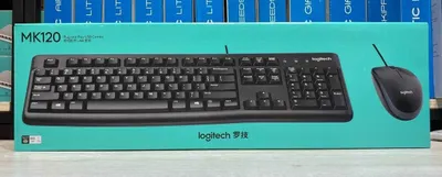 Клавиатура и мышь Logitech MK120 1