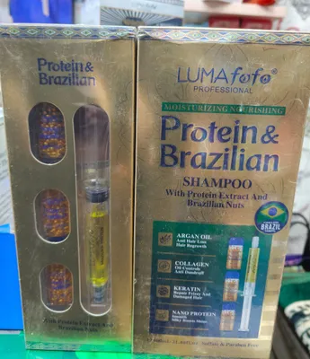 Argan va keratinli Protein & Brazilian Shampoo