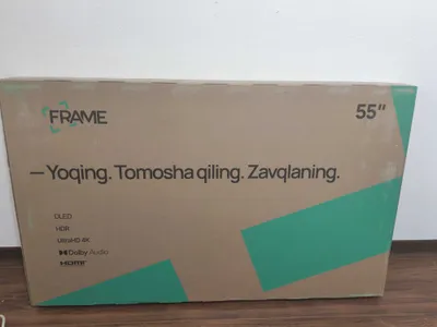Prime 55 televizori. Android Smart TV. Qadoqda yangi. 1