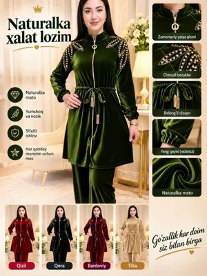 Ayollar dvoykasi, xalat lozim, uy uchun. 1