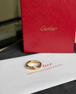 Кольцо Cartier Trinity small model 57р 1