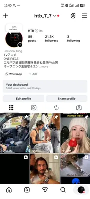 Instagram account