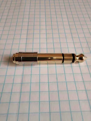 3.5 mm dan 6.3 mm ga quloqchin yoki mikrofon uchun Amerika adapteri 1