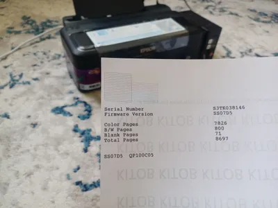 Epson L110, состояние новое, пробег очень маленький — 600 страниц 3