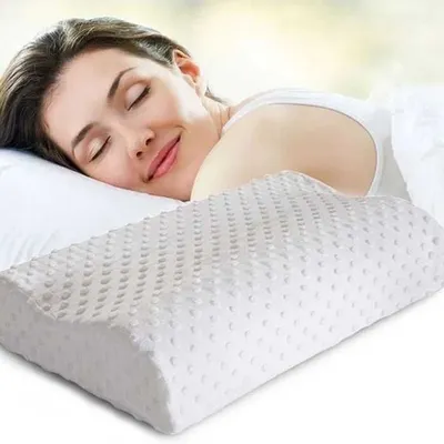 Ортопедическая подушка для сна Memory Foam, для шеи анатомическая 1