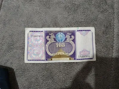 100so'm. Xolati zo'r 1