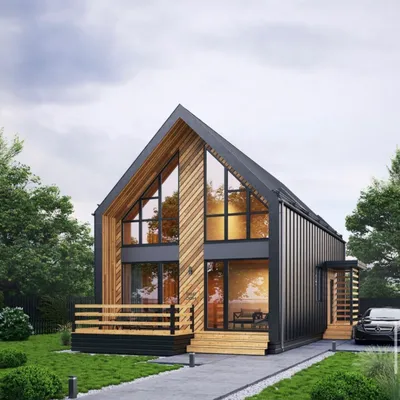 Проект BarnHouse от идеи до готового дома 1