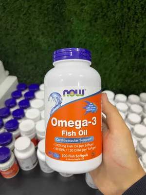 Now Omega-3 200 Fish Softgels