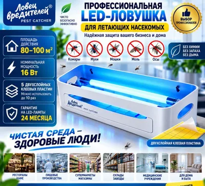 Uchuvchi hasharotlar uchun professional LED-tuzoq 1