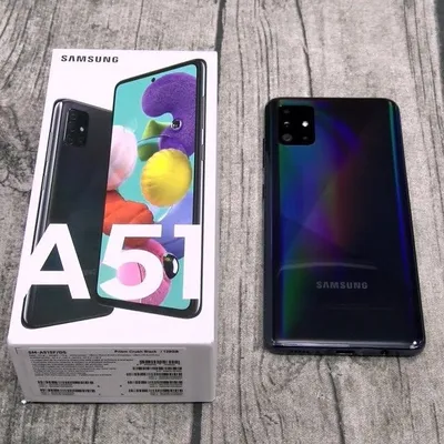 Samsung Galaxy A51, 128 ГБ, чёрный 1