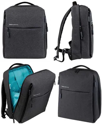 Xiaomi Mi Urban Life Style Backpack 2 ryukzagi (qora) 1