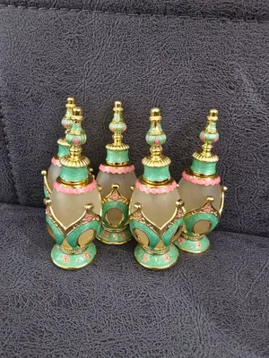 Sharqona uslubdagi moyli atirlar uchun vintage flakonlar 1