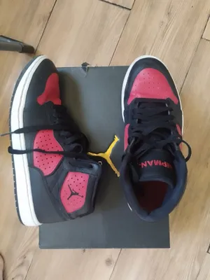 Air Jordan Access Black/Gym Red оригинал 1