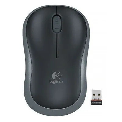Logitech Wireless Mouse M185 SWIFT GREY USB sichqonchasi