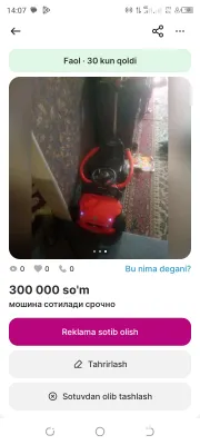 мошина сотилади янгдек холати токли 1