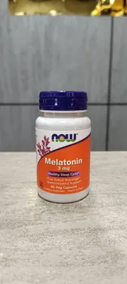 Now melatonin 3 mg 60 veg capsules