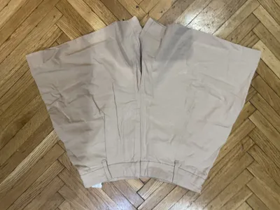 Zich matodan tikilgan bej rangli shortilar, Zara, 152 o‘lcham, 11-12 yosh 1