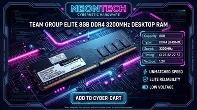 Team Group Elite 8GB DDR4 3200MHz UDIMM