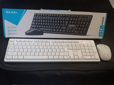 Simsiz oq klaviatura va sichqoncha 1