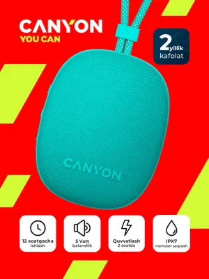 Портативная беспроводная колонка Canyon OnMove 12 1