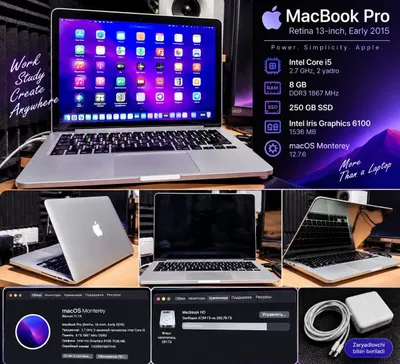 MacBook Pro Retina 13" Early 2015 | Core i5 | 8GB | 250GB SSD