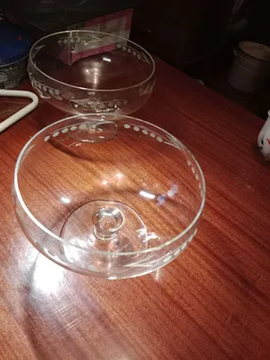 Mevalar uchun oyoqli shisha vazalar, yangi 1