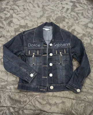 DOLCE & GABBANA ishlatilgan jinsi kurtkasi 1