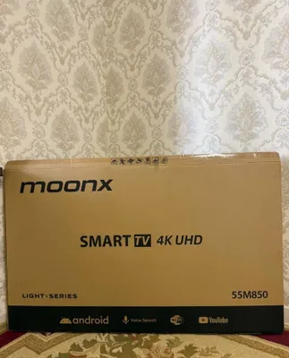 MoonX 55M850 55” 4K Smart TV — Yangi 1