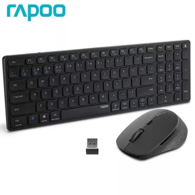 RAPOO 9350M Bluetooth simsiz klaviatura va sichqoncha, 2,4 GGs 1