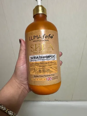 Quruq va shikastlangan sochlar uchun LUMAfofo Professional SHEA shampuni