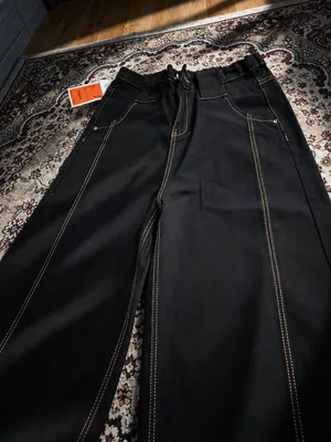 Продам мужские чёрные брюки оверсайз XL Baggy 1
