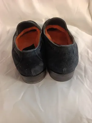 Оригинальные лоферы SANTONI Oxford, замша 2