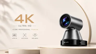 Videokonferensiyalar uchun kamera, videokonferensiya tizimi, veb-kamera, 4K format 1