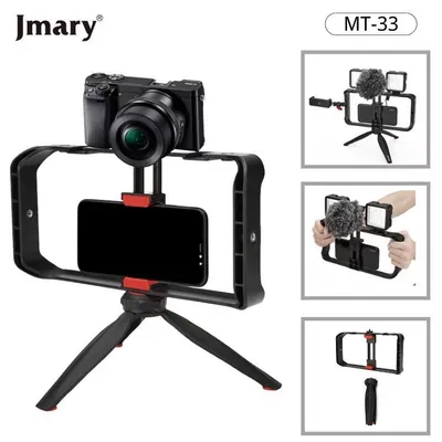 JMARY MT-33 telefon tripod rig – vlog uchun 1