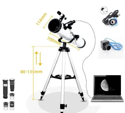 76 mmli professional o‘quv Nyuton teleskopi Teleskop Telescope 1