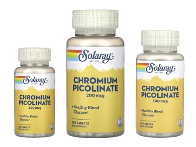 Solaray Chromium Picolinate Пиколинат хрома xrom pikolinat хром 1