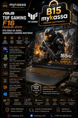 ASUS TUF F16 FX608JMI-QT275 • Доставка • Новый