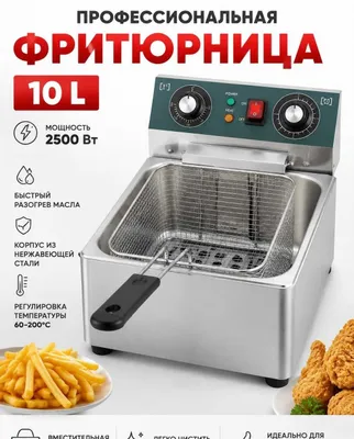 Professional Friturnitsa 10L taymeri mavjud