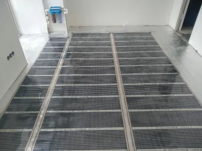 elektr issiq polini o‘rnatish 1