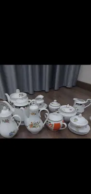 Срочно Чайники, сахарницы, люк зеркальный цена за всё 1