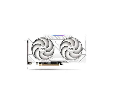 { 9060 XT Sapphire Pure 16GB GDDR6 (2 ta ventilyator) [White] 1