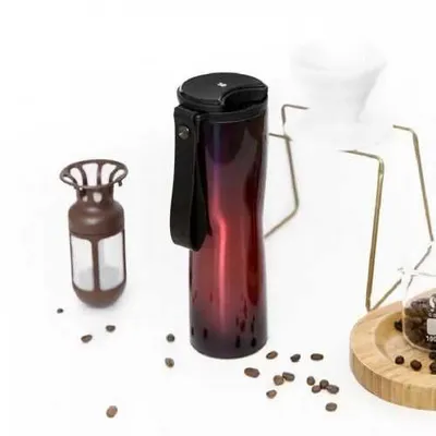 Xiaomi Moka Smart Cup OLED 430 ml termos (binafsha rang) 1