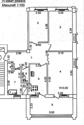 ЮНУСАБАД 9, 3/6/10, новостройка, 88 м², 1