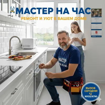 Мастер муж на час. Уста на один час.