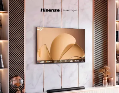 Hisense VidaaOS televizori, 4K UHD, Dolby Atmos + yetkazib berish + kronshteyn