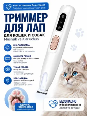 Машинка для стрижки домашних животных (лап), аккумуляторная 1