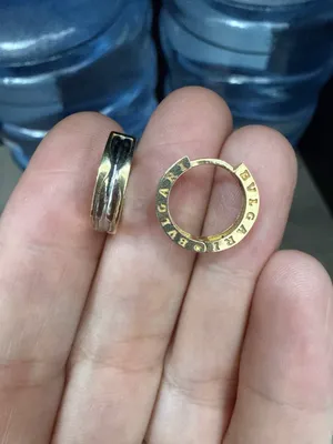 Кольцо Bvlgari из серебра, проба 585