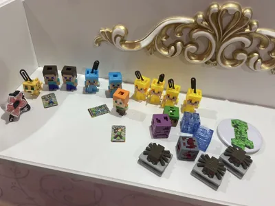 фигурки майнкрафт kinder joy